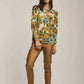 Women Pants Coated Skinny Gold