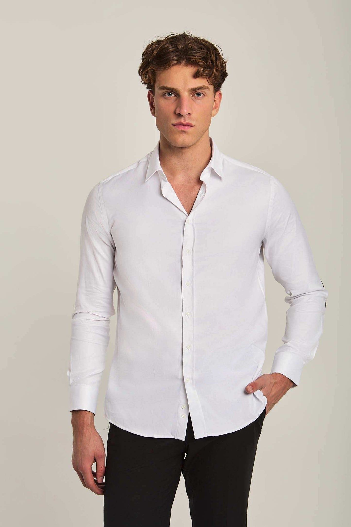 Men Regular Fit Shirt - White
