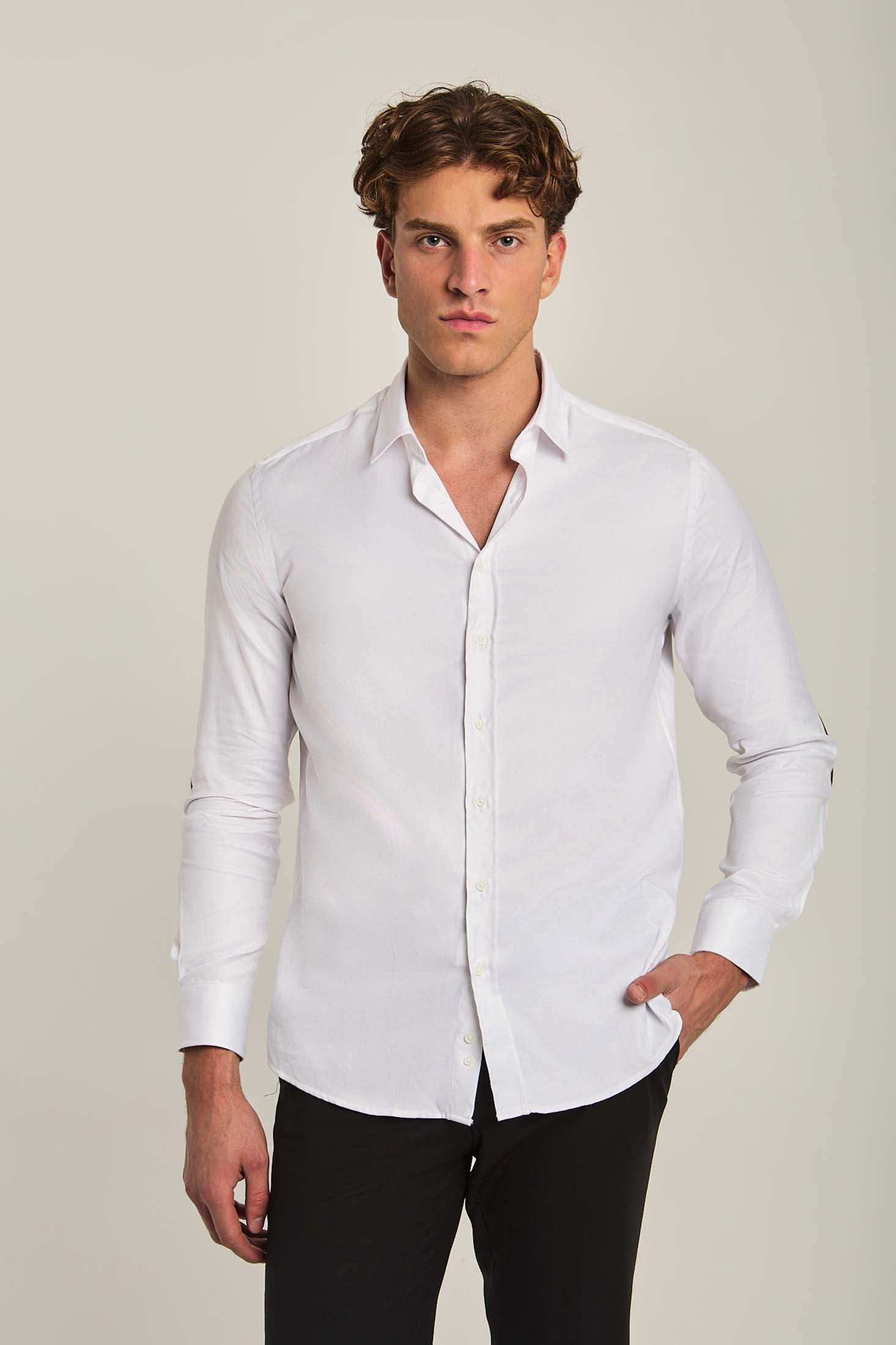 Men Regular Fit Shirt - White