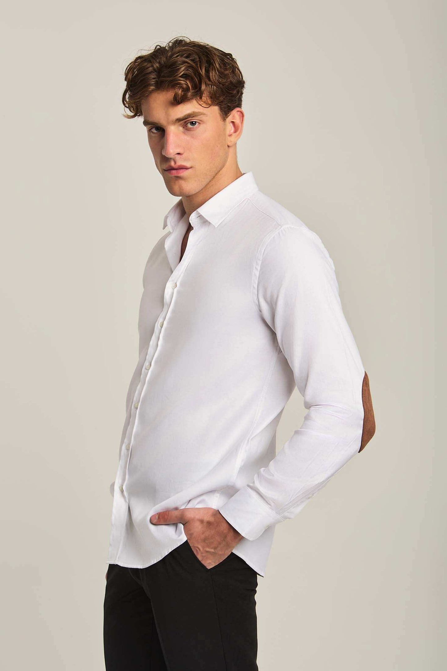 Men Regular Fit Shirt - White