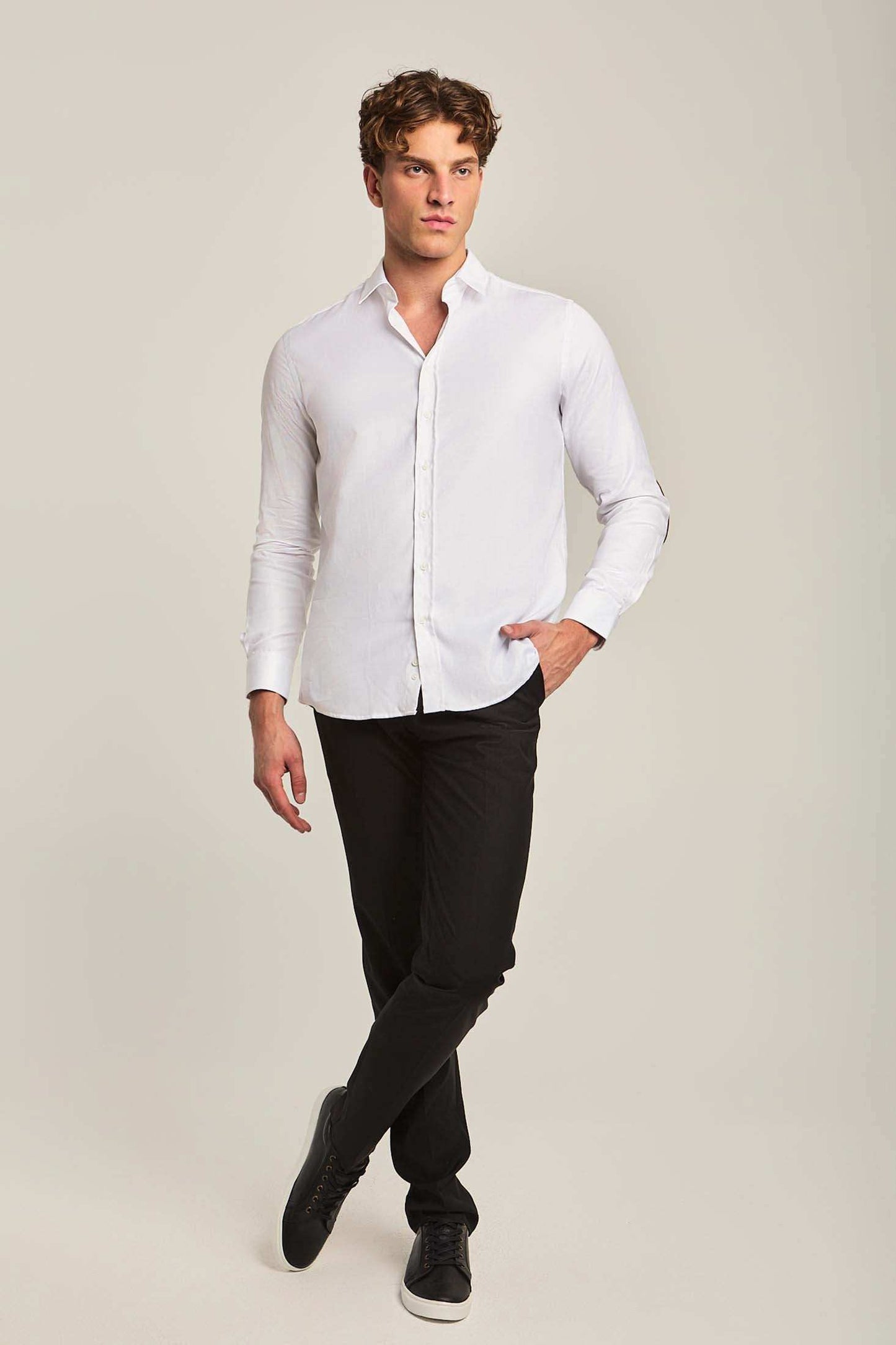 Men Regular Fit Shirt - White