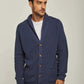 Men Regular Fit Cardigan - Blue