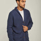 Men Regular Fit Cardigan - Blue
