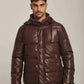 Men Regular Fit Jacket - Brown