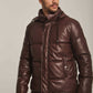 Men Regular Fit Jacket - Brown