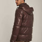 Men Regular Fit Jacket - Brown