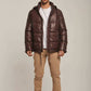 Men Regular Fit Jacket - Brown