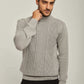 Men Regular Fit Pullover - Grey