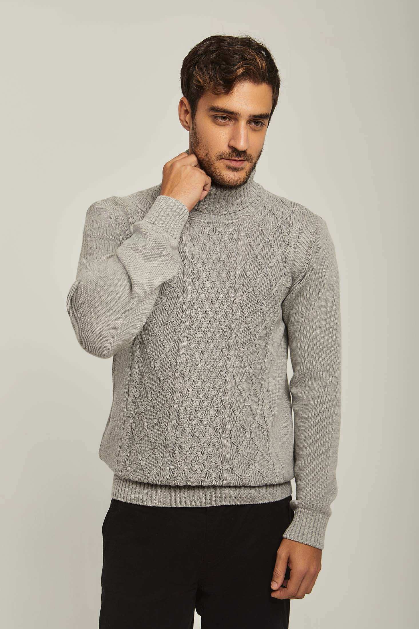 Men Regular Fit Pullover - Grey