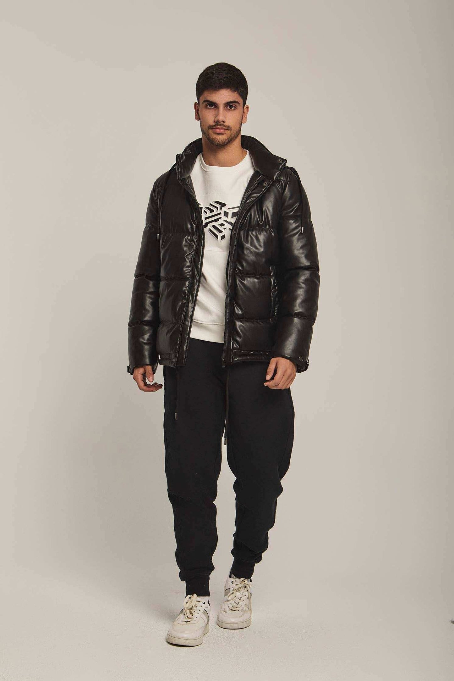 Men Regular Fit Jacket - Black