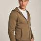 Men Regular Fit Sweat Jacket - Green