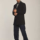 Men Regular Fit Coat - Black