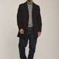 Men Regular Fit Coat - Black