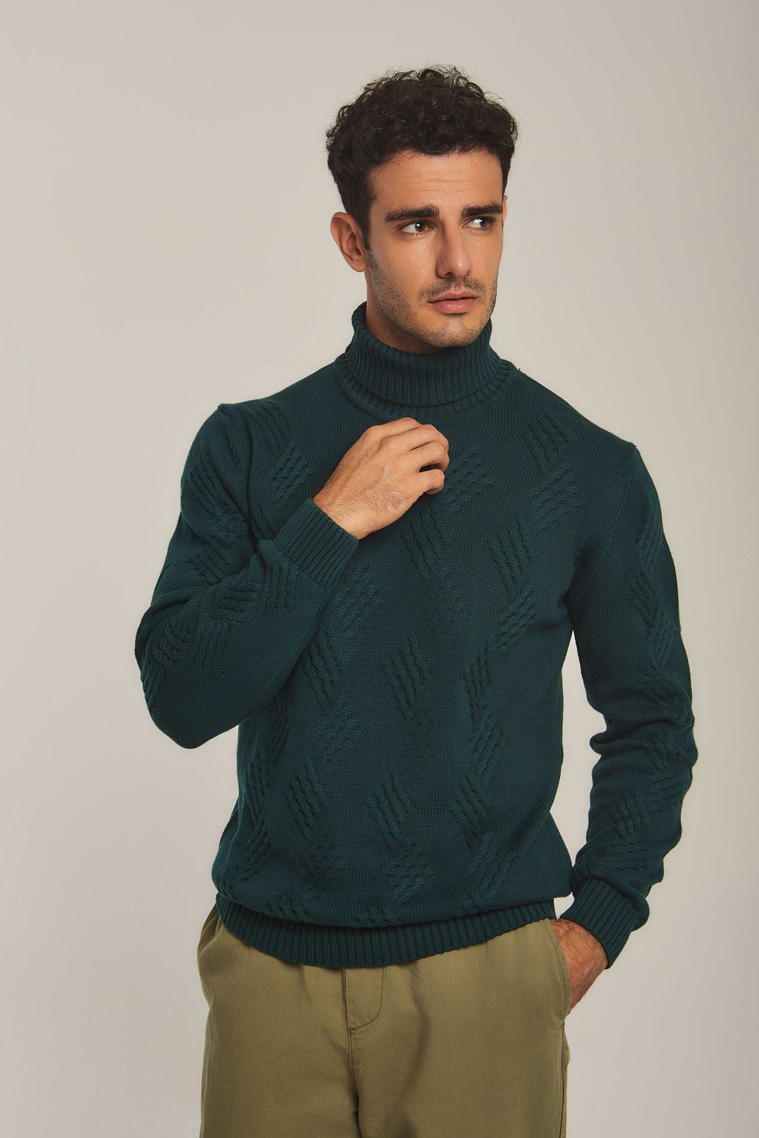 Men Regular Fit Pullover - Green