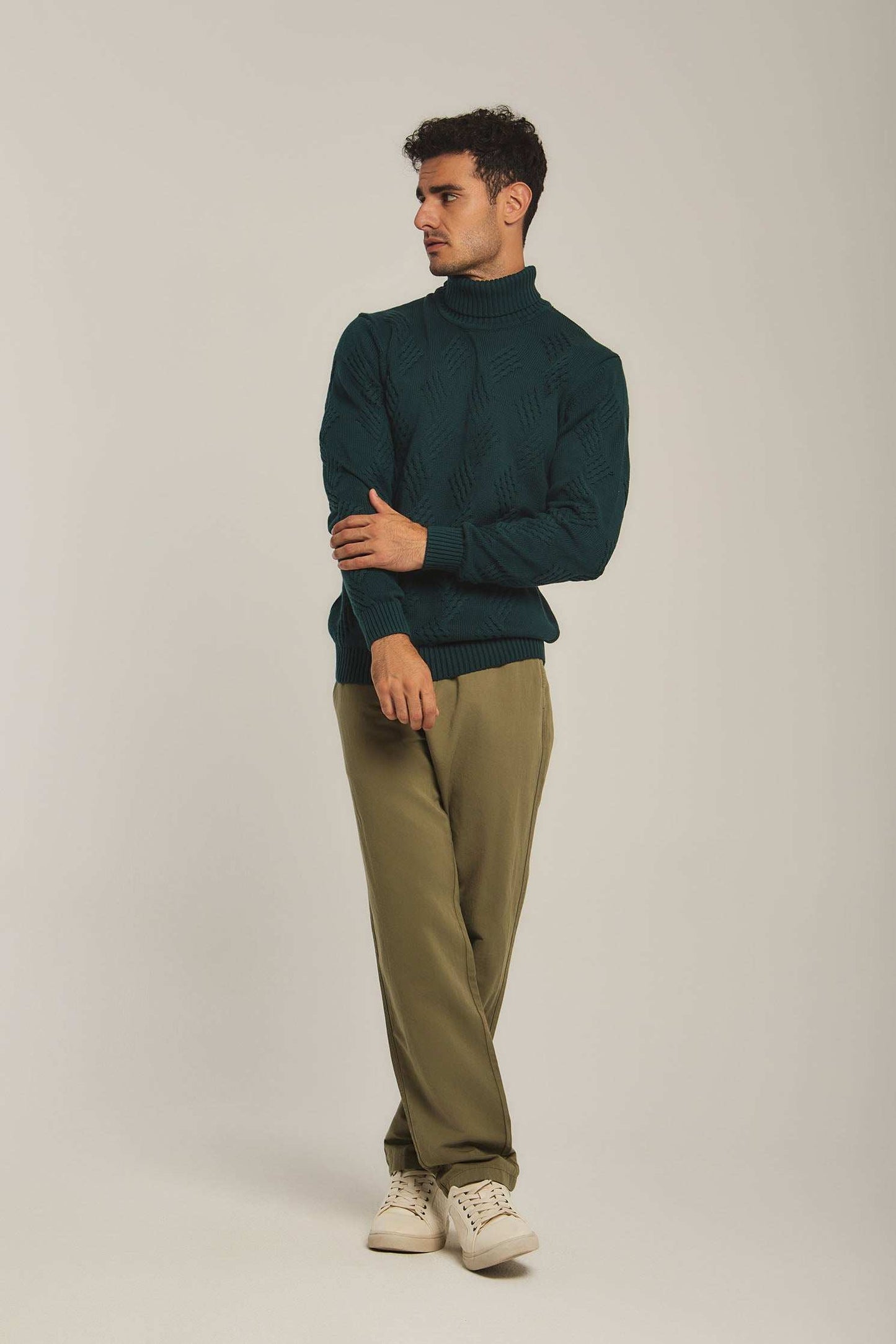 Men Regular Fit Pullover - Green