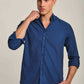 Men Regular Fit Shirt - Blue
