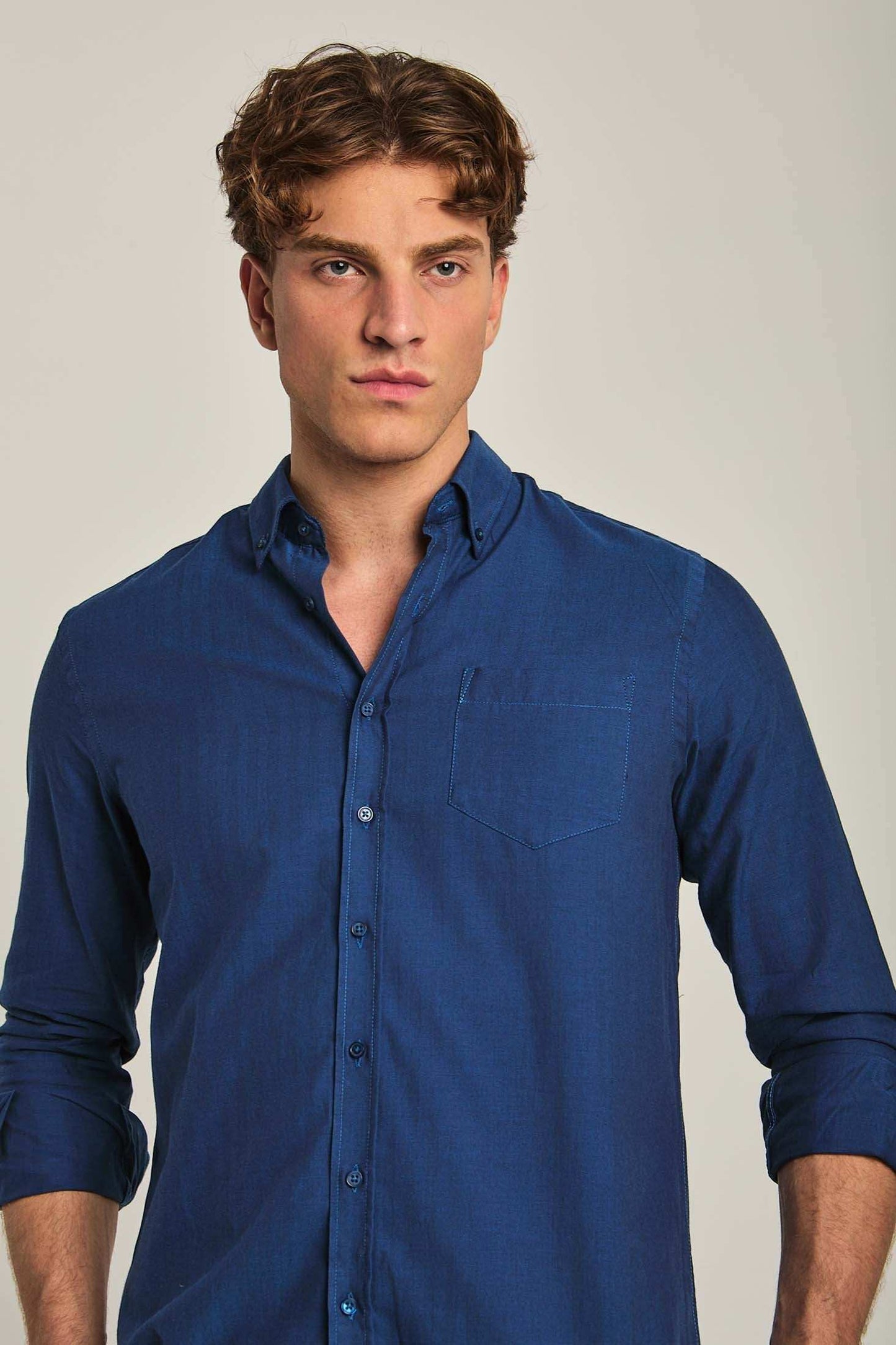 Men Regular Fit Shirt - Blue