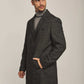 Men Regular Fit Coat - Black