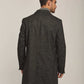 Men Regular Fit Coat - Black