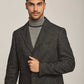 Men Regular Fit Coat - Black