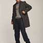 Men Regular Fit Coat - Black