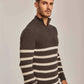 Men Regular Fit Pullover - Brown