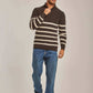 Men Regular Fit Pullover - Brown