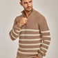 Men Regular Fit Pullover - Brown