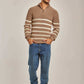 Men Regular Fit Pullover - Brown