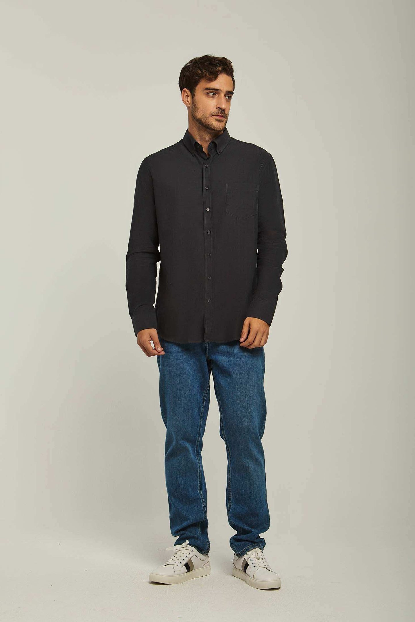Men Regular Fit Shirt - Brown