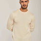 Men Regular Fit Pullover - Beige