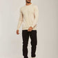 Men Regular Fit Pullover - Beige