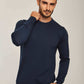 Men Regular Fit Pullover - Navy