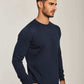 Men Regular Fit Pullover - Navy