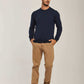 Men Regular Fit Pullover - Navy