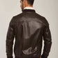 Men Regular Fit Jacket - Dark Brown