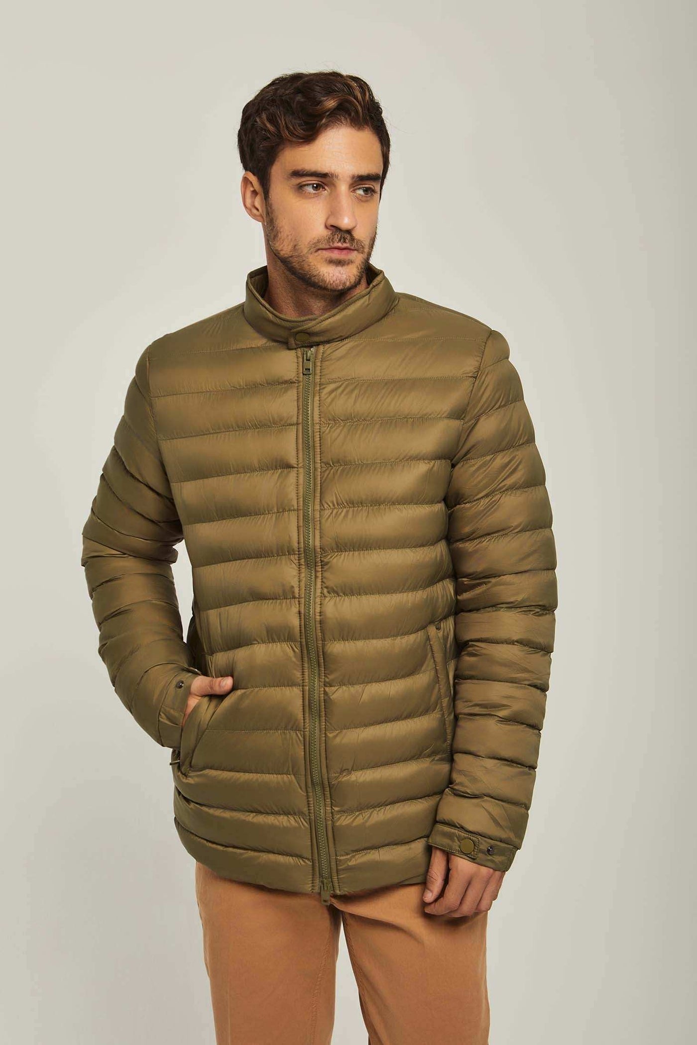 Men Regular Fit Jacket - Green