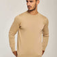 Men Regular Fit Pullover - Brown