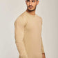Men Regular Fit Pullover - Brown