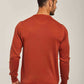Men Regular Fit Pullover - Brick Red