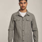 Men Regular Fit Jacket - Grey