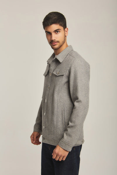 Men Regular Fit Jacket - Grey