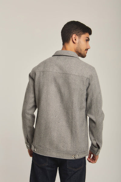 Men Regular Fit Jacket - Grey