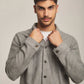 Men Regular Fit Jacket - Grey