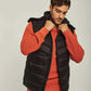 Men Regular Fit Vest - Black