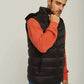 Men Regular Fit Vest - Black