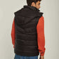 Men Regular Fit Vest - Black