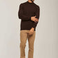 Men Regular Fit Pullover - Brown