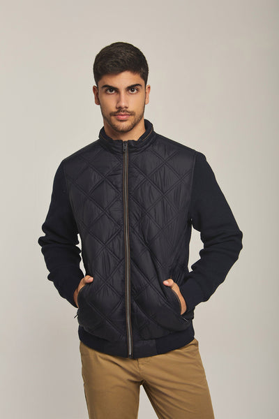 Men Regular Fit Waterproof Jacket - Dark Navy