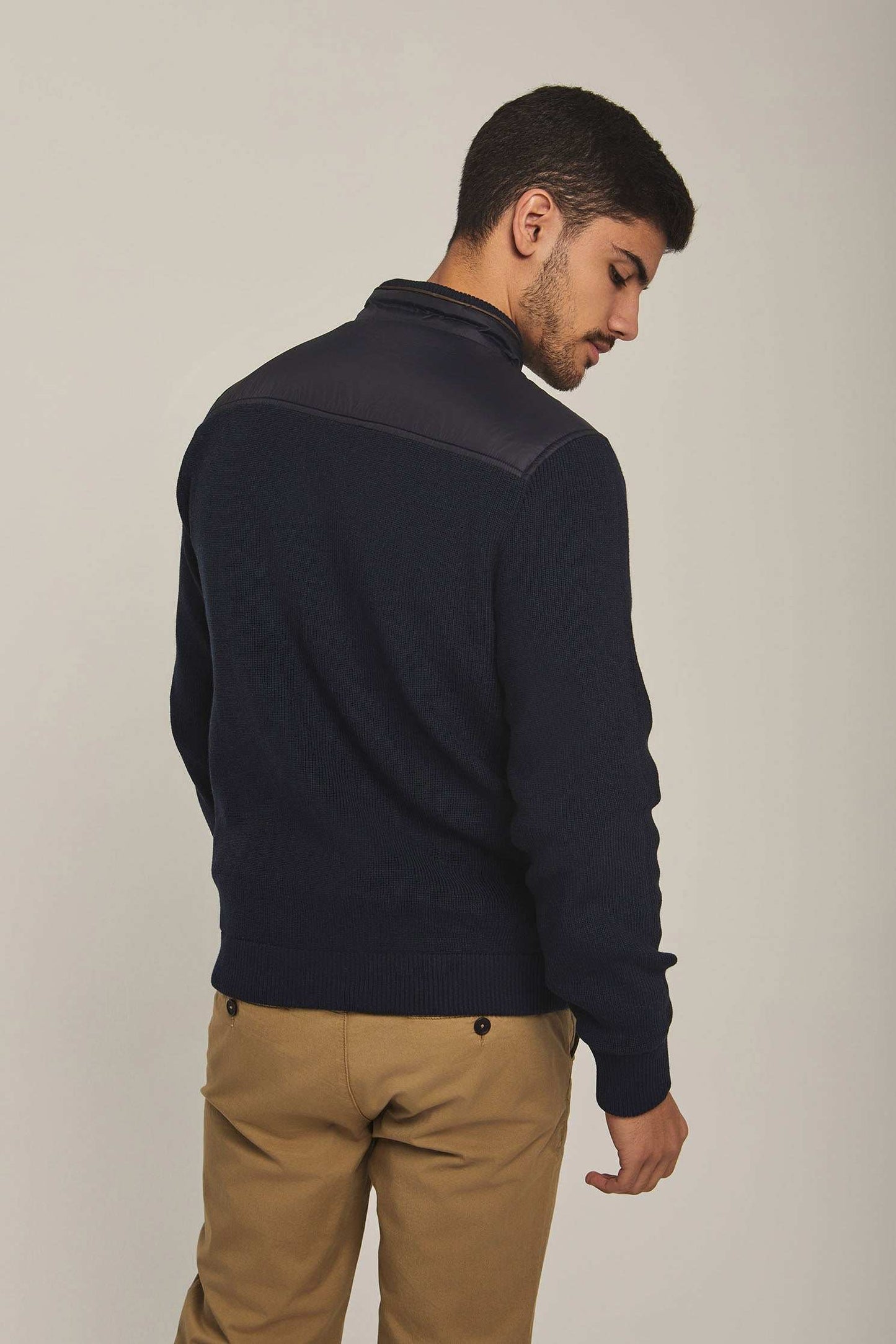 Men Regular Fit Jacket - Dark Navy